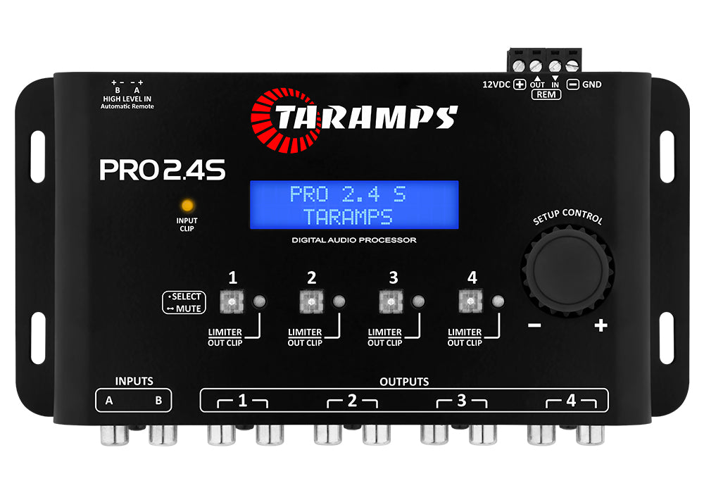 Processador De Áudio Digital Taramps Pro 2.4s Equalizador