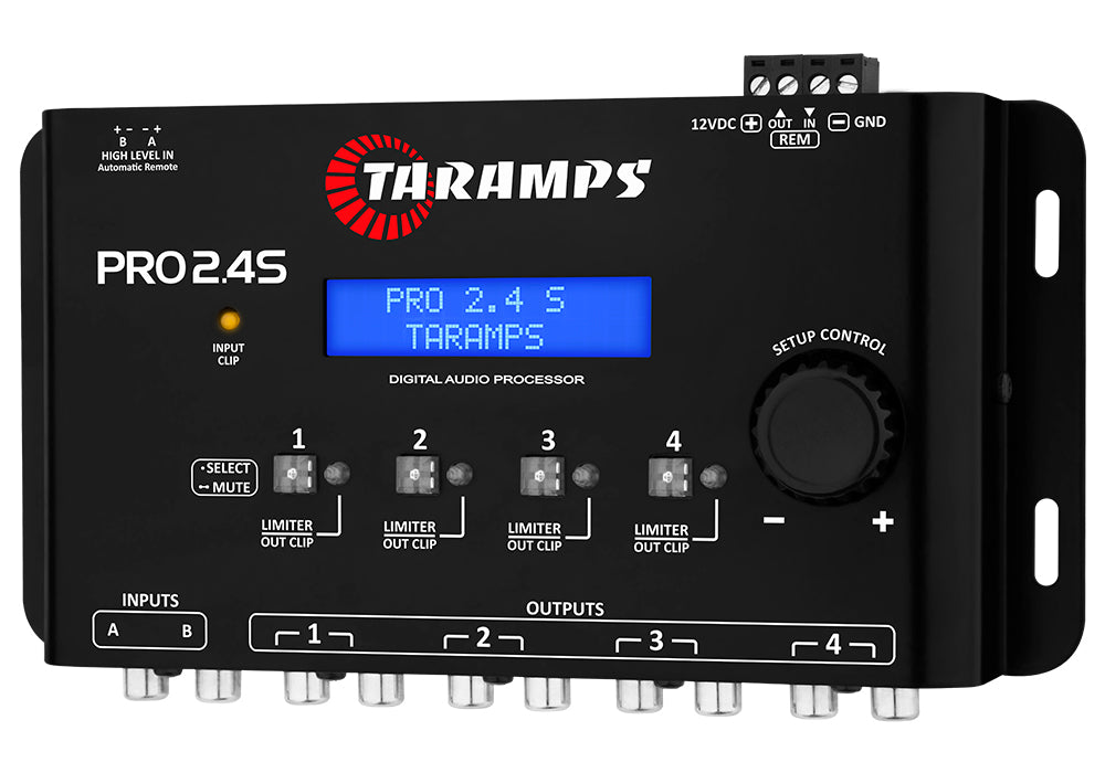 Processador De Áudio Digital Taramps Pro 2.4s Equalizador