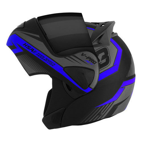 Capacete Escamoteável Pro Tork V-pro Jet 3 Viseira Fumê