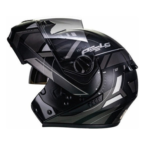 Capacete Moto Articulado Peels Urban Robocop C/ Óculos