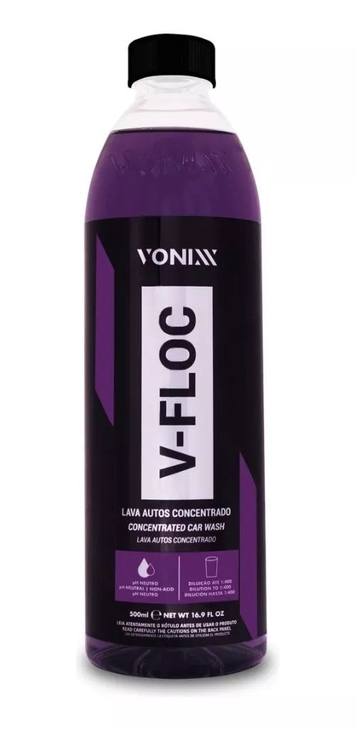 Shampoo Automotivo Neutro Concentrado V-floc Vonixx 500ml