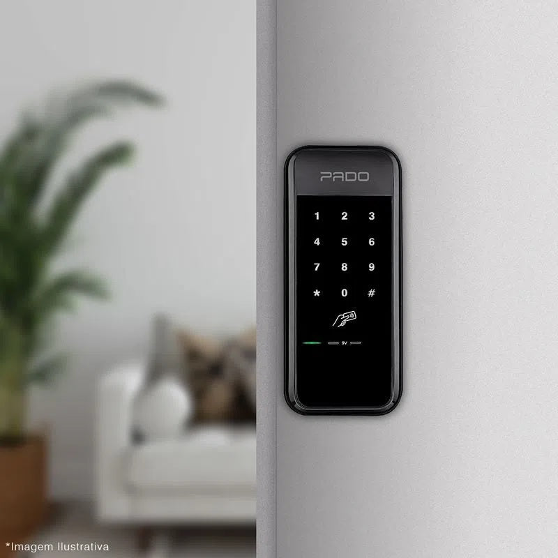 Fechadura Digital Porta Eletronica Sobrepor PADO Com Senha