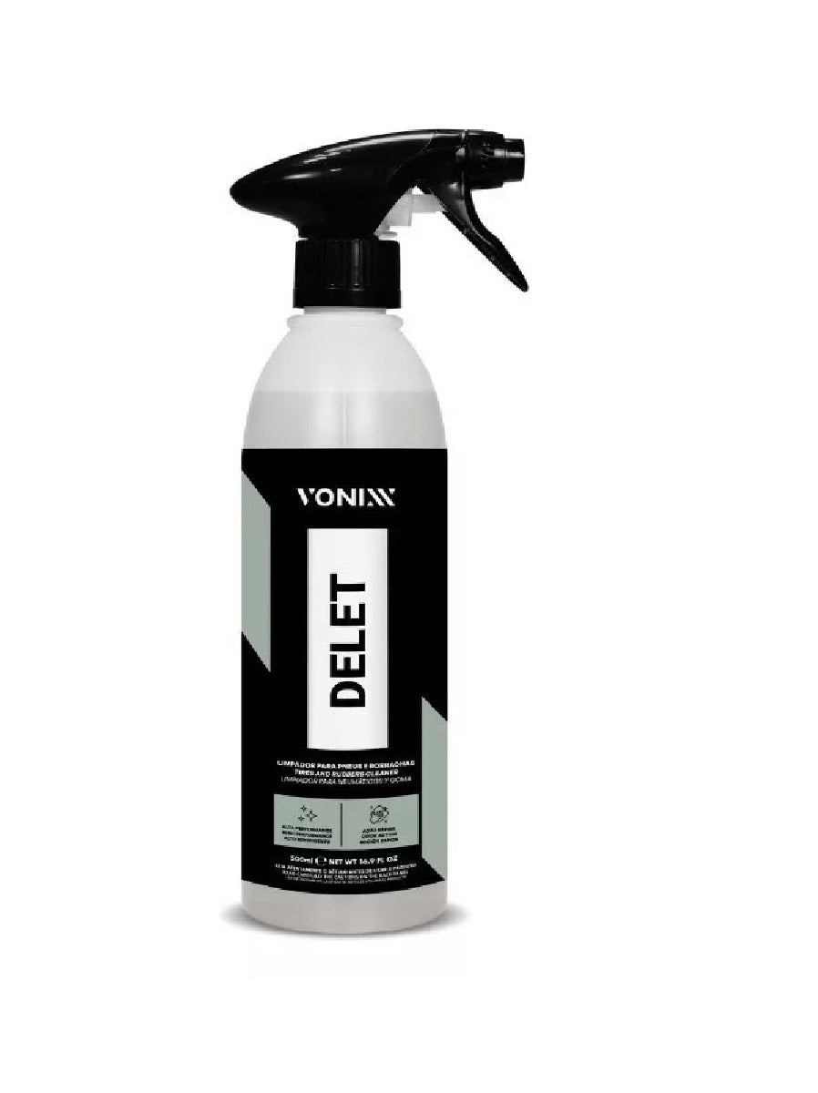 Limpador Pneu Borracha Delet 500ml Vonixx Aspecto Novo Auto
