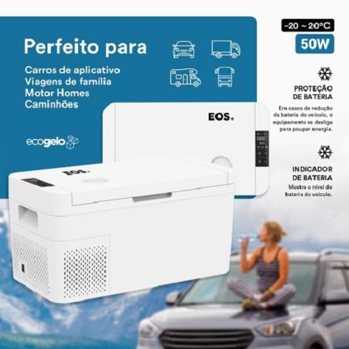 Geladeira Portátil Quadrivolt Caminhão Carro Motor Home 18Lt