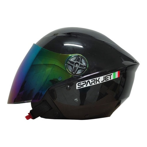 Capacete Moto Ebf Spark Jet Aberto Lançamento + Nfe