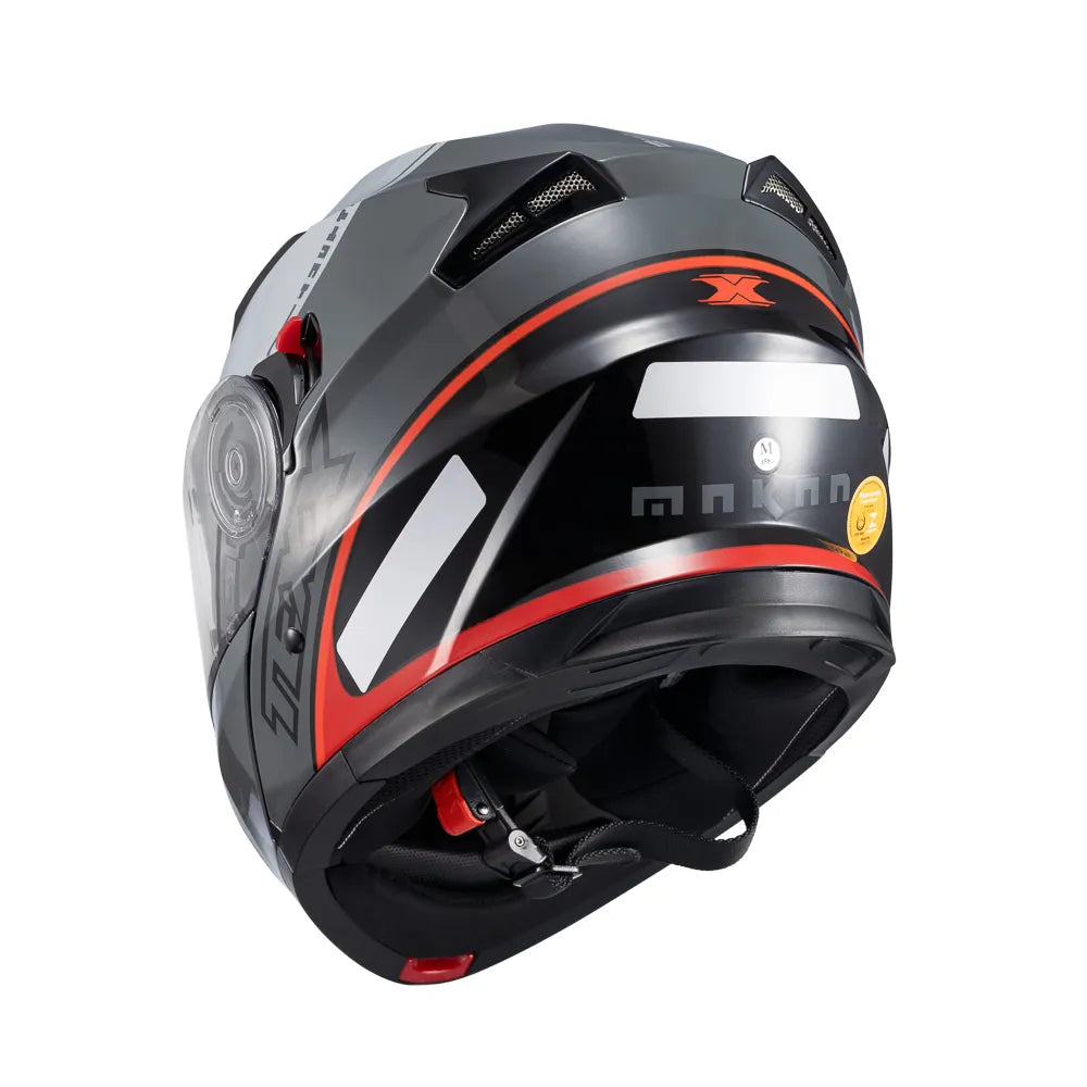 Capacete Escamoteavel Texx Gladiator V3 Makan C/ Óculos Fumê