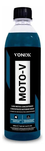 Moto-v Shampoo Desengraxante Para Lavar Motos Vonixx 500ml