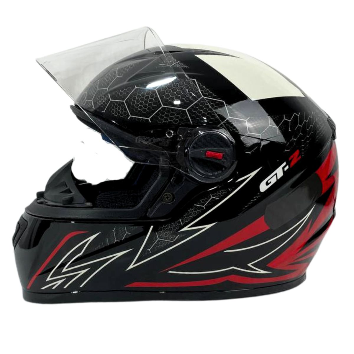 Capacete Moto Fw3 Gt2 Gt5 Viseira Cristal Com Narigueira