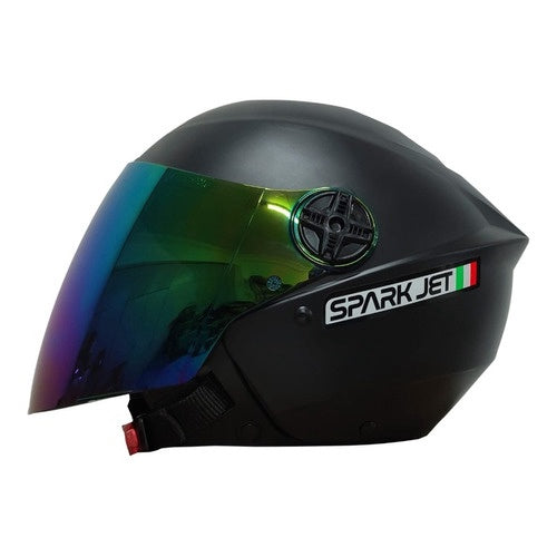 Capacete Moto Ebf Spark Jet Aberto Lançamento + Nfe