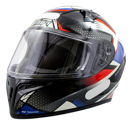 Kit Capacete Xtroy Esportivo Com Narigueira + Vis Camaleão