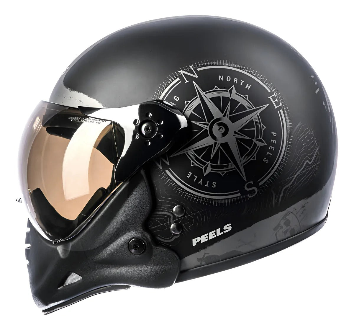 Capacete Moto Peels Com Queixeira Removível F-21 North