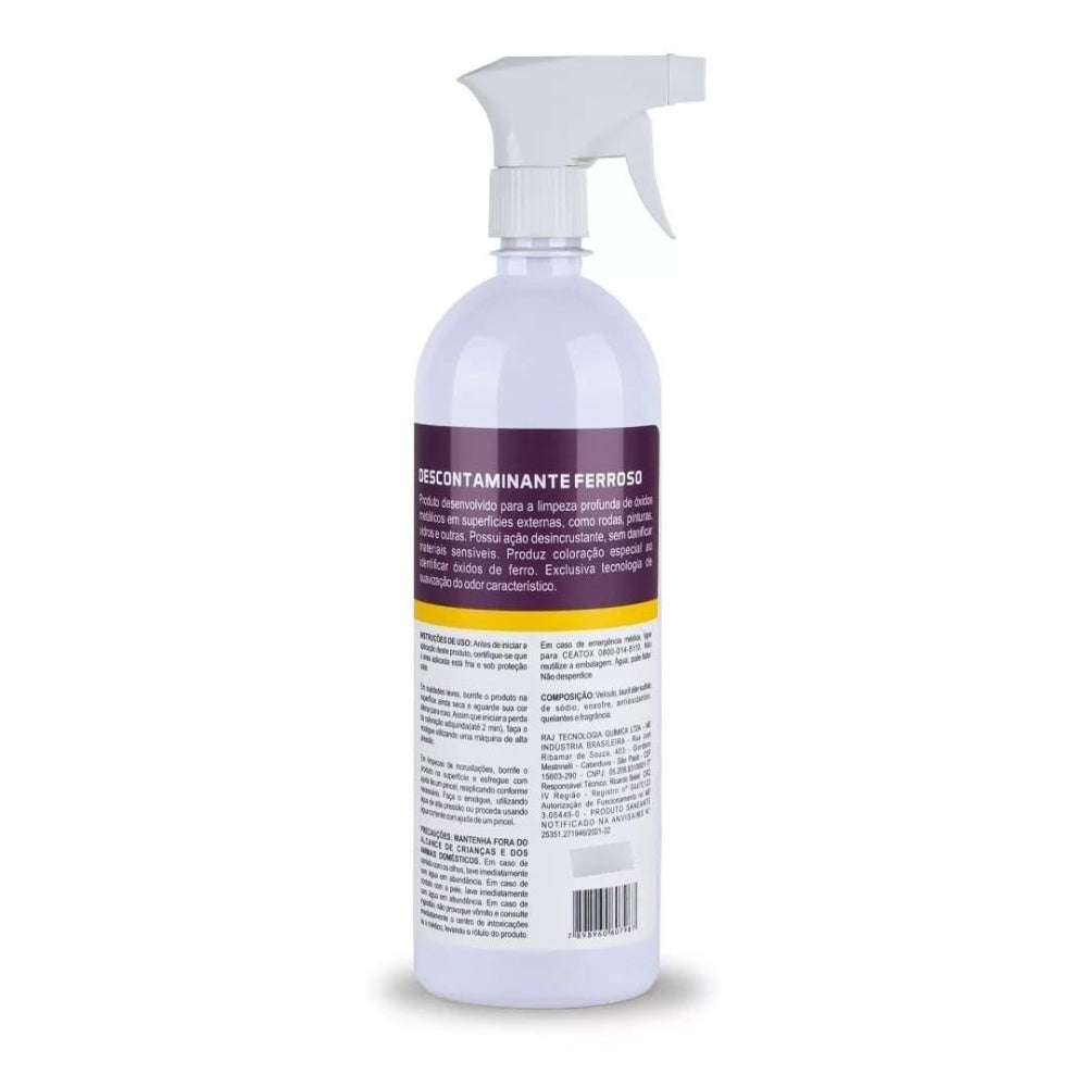 Descontaminante Ferroso Finisher Spray 1l Limpa Rodas Vidro