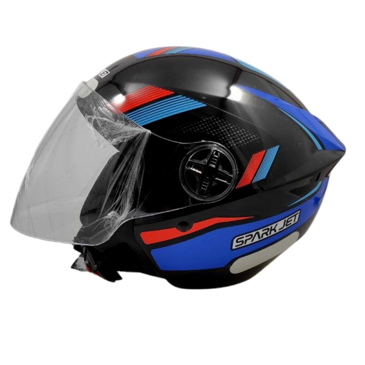 Capacete Moto Aberto Ebf Spark Jet Sting Preto