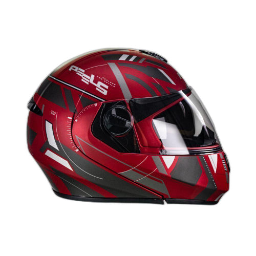 Capacete Moto Articulado Peels Urban Robocop C/ Óculos