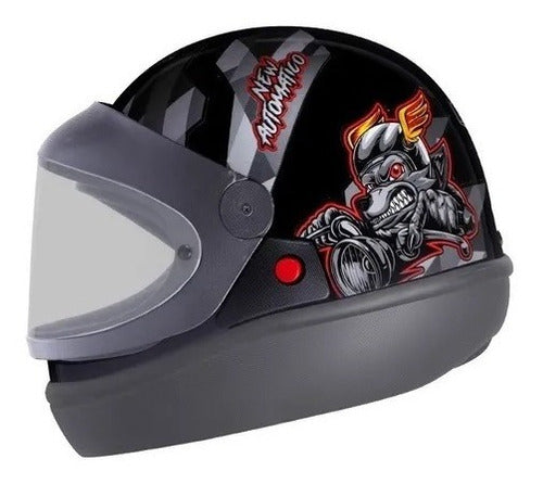 Capacete Ebf Automático Fechado Moto Bolt