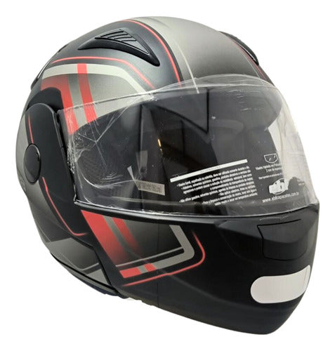 Capacete Articulado Ebf New E8 Robocop Escamoteável + Cores