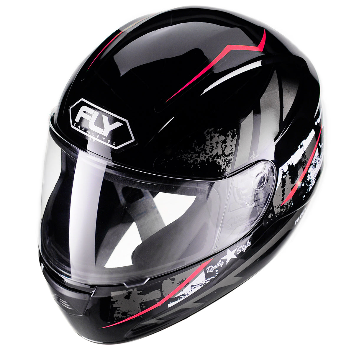 Capacete Moto Fechado Fly F-9 Classic Racing Feminino Masculino