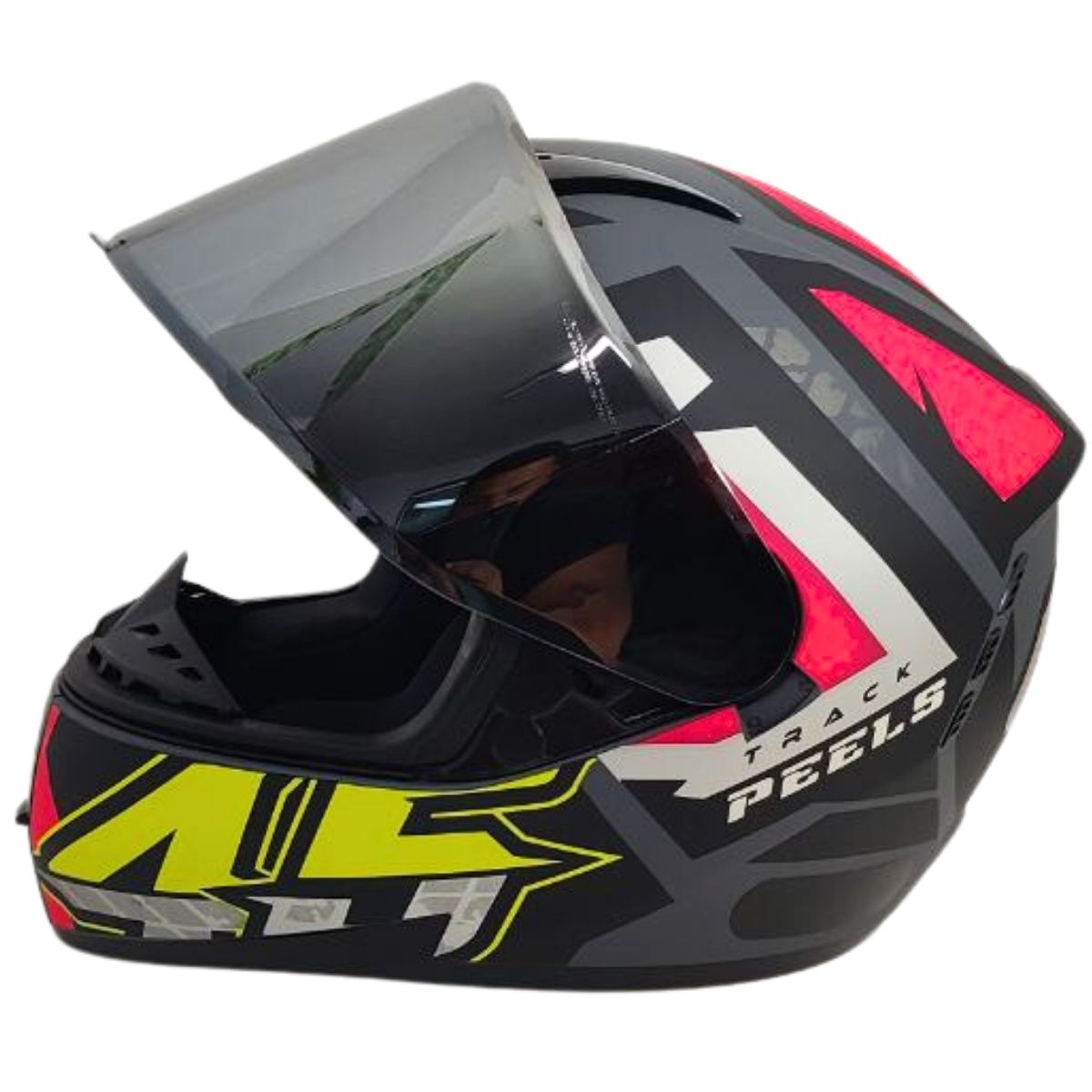 Kit Capacete Fechado Moto Peels Icon Fast + Vis Metalizada