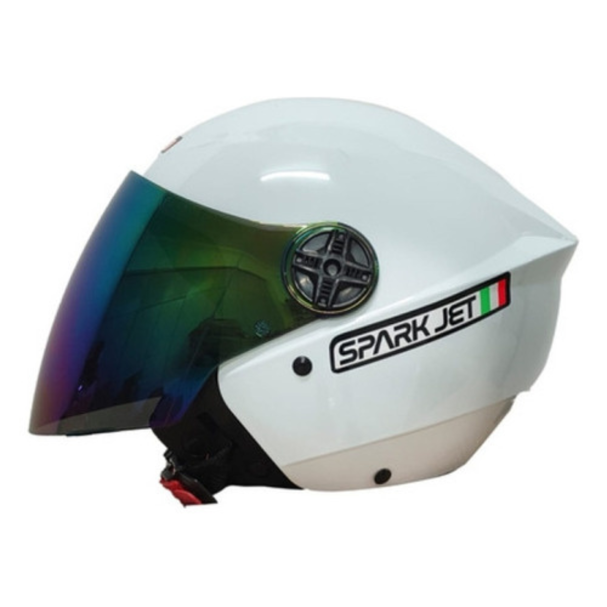 KIT Capacete Moto Ebf Spark Jet Aberto + Viseira Camaleão