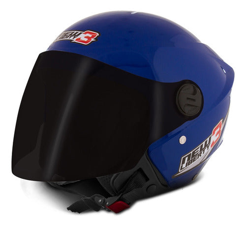 Capacete Aberto Pro Tork New Liberty 3 Three Viseira Fumê