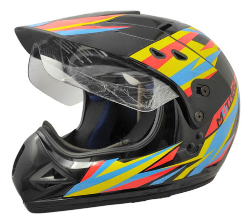 Capacete Ebf Motard New Street Moto Cross Fechado