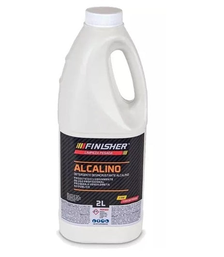 Shampoo Alcalino Finisher 2l Desincrustante Lavagem Chassis