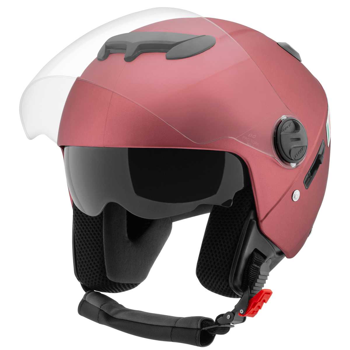 Capacete Aberto Pro Tork New Atomic Elite Viseira Solar Fumê