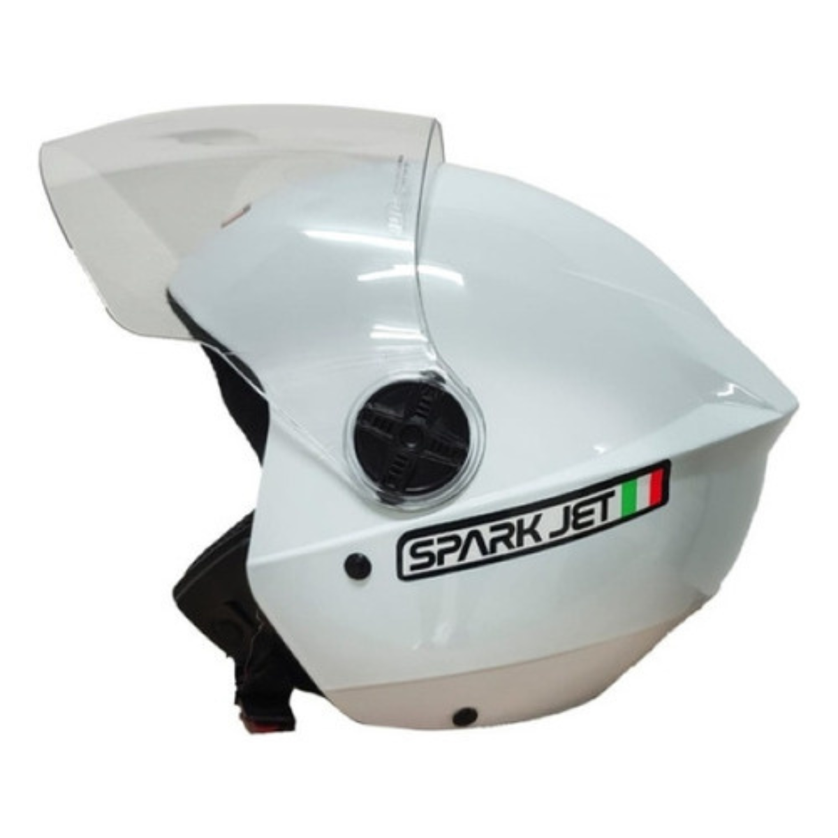 KIT Capacete Moto Ebf Spark Jet Aberto + Viseira Camaleão