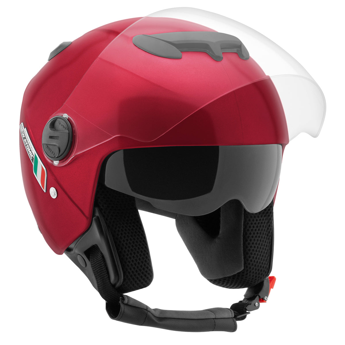 Capacete Aberto Pro Tork New Atomic Elite Viseira Solar Fumê