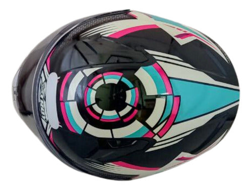 Kit Capacete Xtroy Esportivo Com Narigueira + Vis Camaleão
