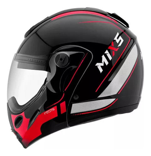 Capacete Escamoteável Mixs Captiva Street Rider Com Óculos