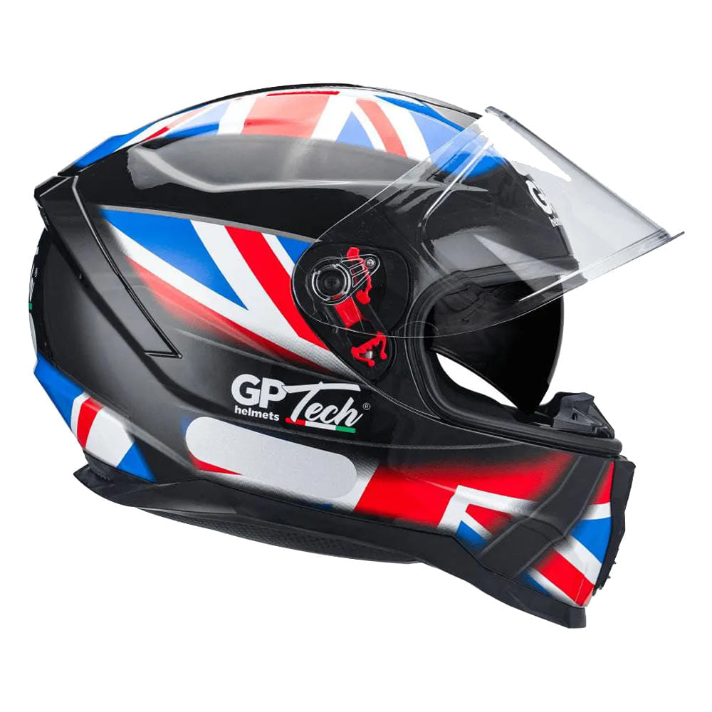 Capacete GP Tech Ultra SV Fusion Flag Óculos Interno Fume Viseira Solar