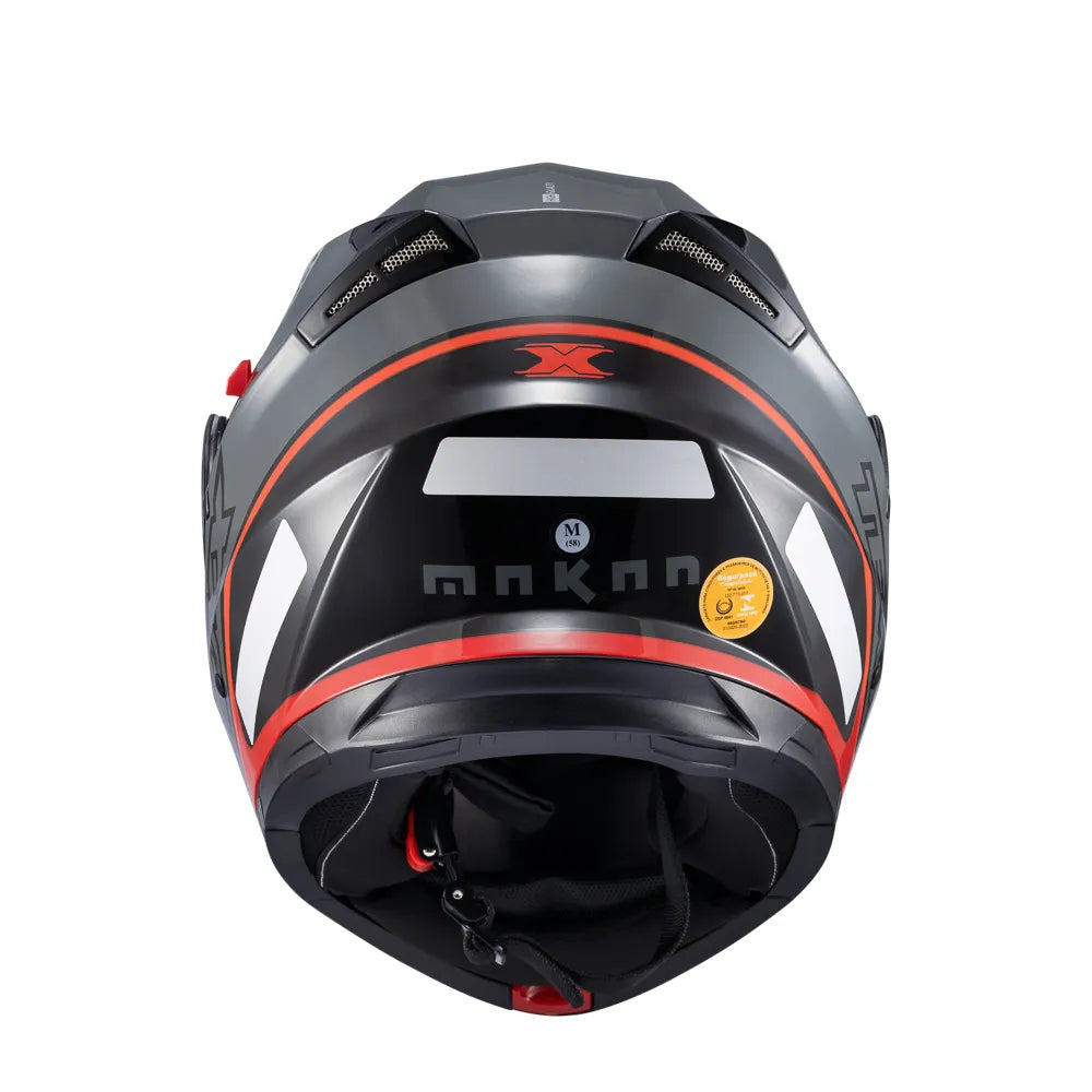 Capacete Escamoteavel Texx Gladiator V3 Makan C/ Óculos Fumê
