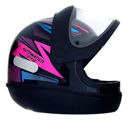Capacete Ebf Automático Fechado Moto Bolt