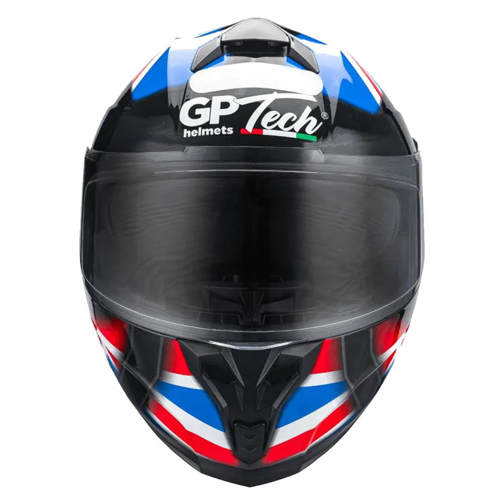 Capacete GP Tech Ultra SV Fusion Flag Óculos Interno Fume Viseira Solar