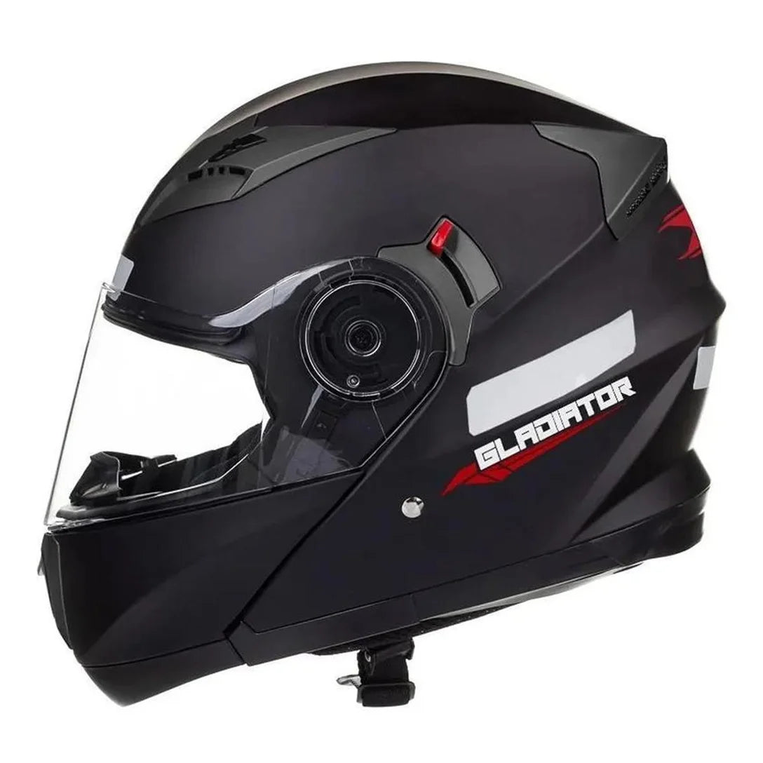 Capacete Escamoteável Texx Gladiator V3 Preto Fosco