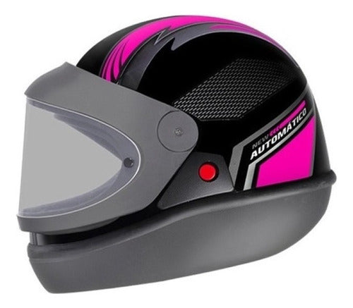 Capacete Ebf Automático Fechado Moto Bolt