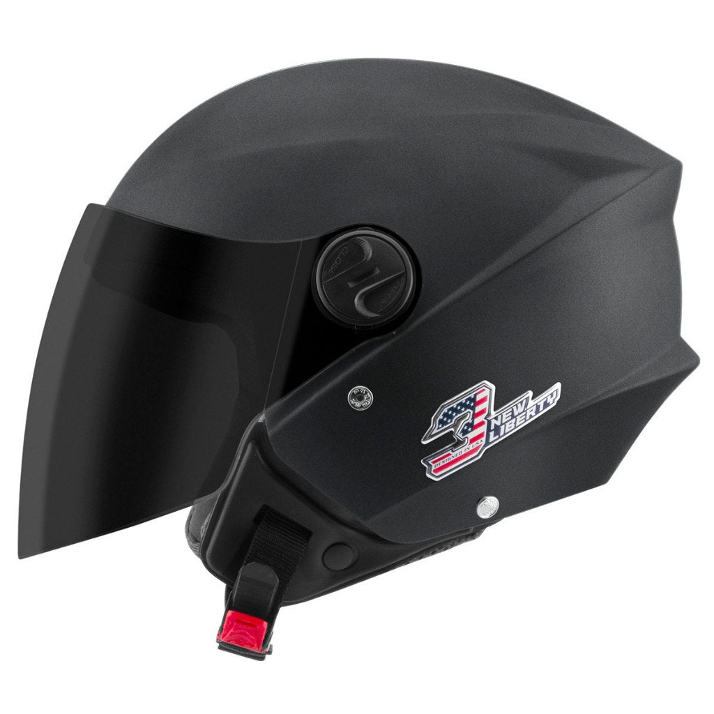Capacete Aberto Pro Tork New Three Elite Com Viseira Fumê