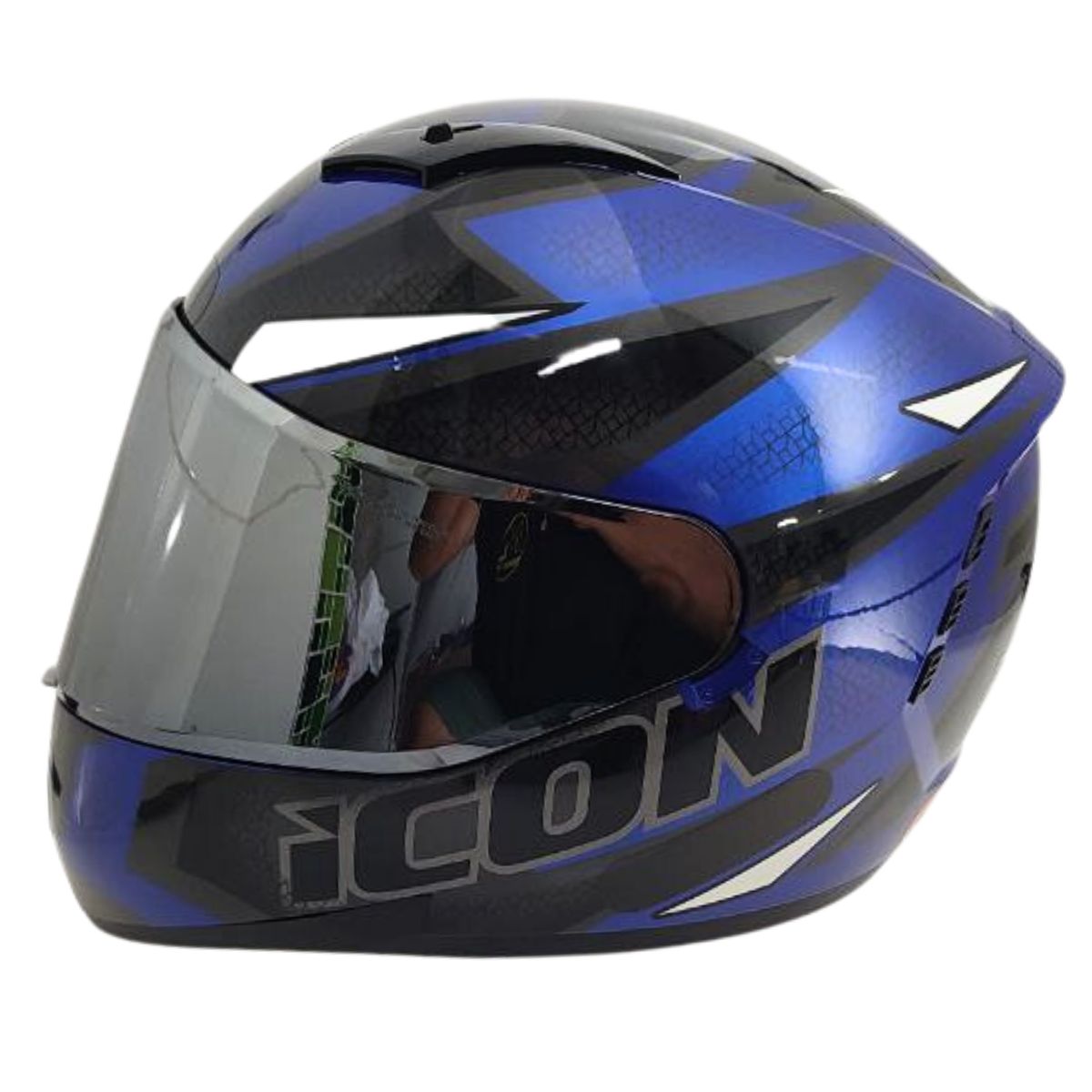 Kit Capacete Fechado Moto Peels Icon Fast + Vis Metalizada