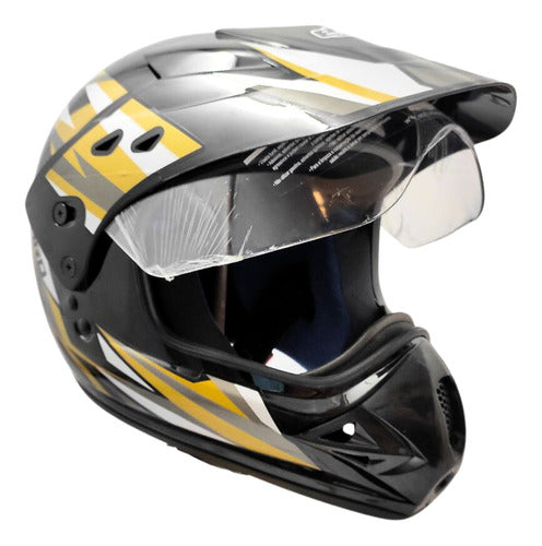 Capacete Ebf Motard New Street Moto Cross Fechado