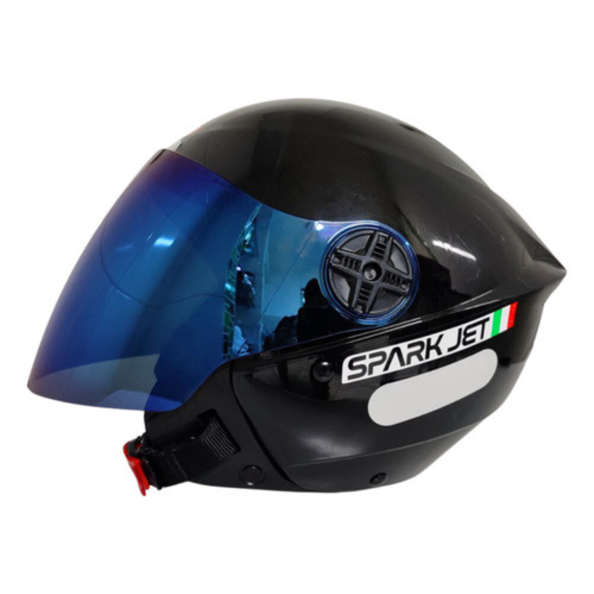 KIT Capacete Moto Ebf Spark Jet Aberto + Viseira Camaleão