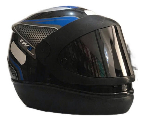 Capacete Moto Fechado Fw3 Automático Com Viseira Fumê