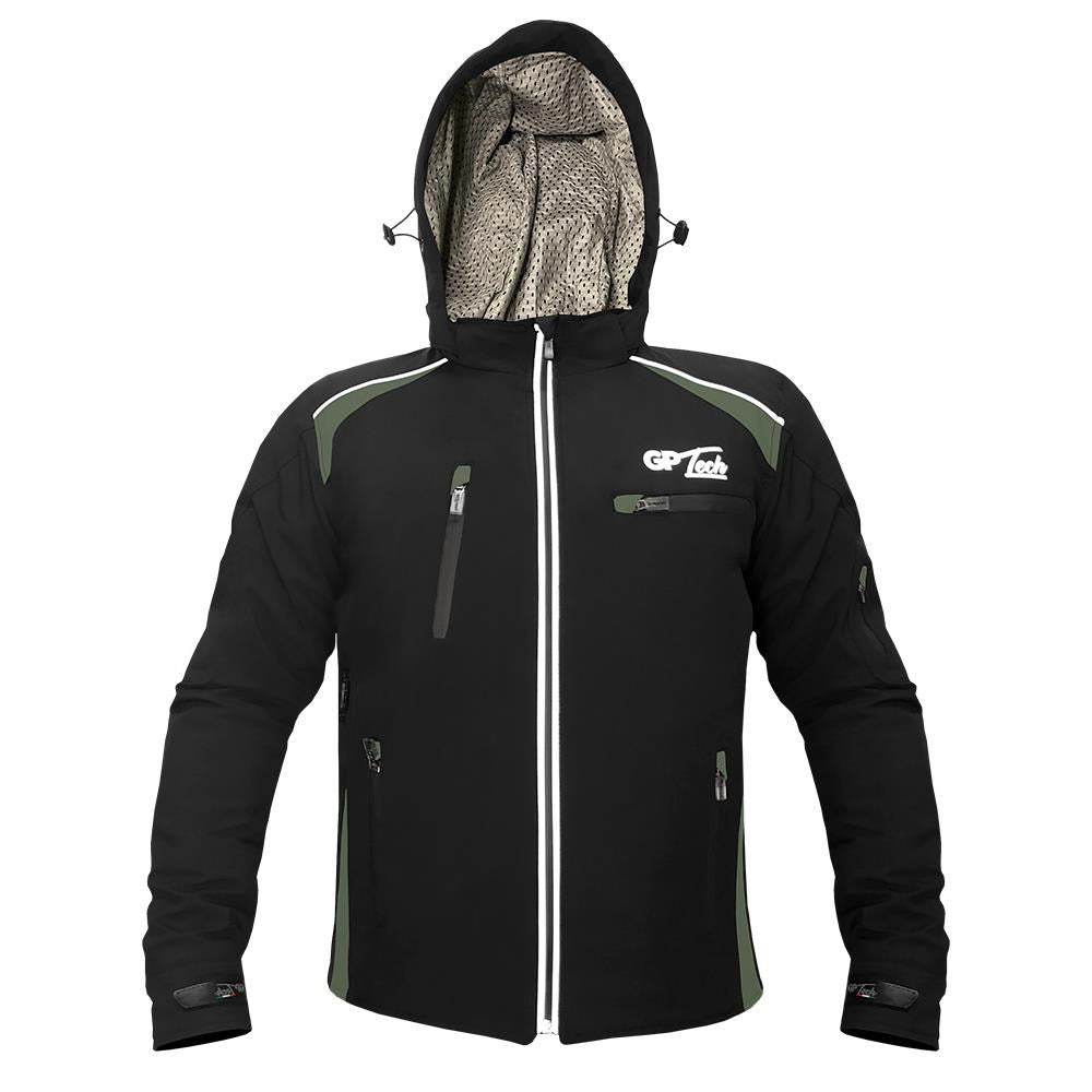 Jaqueta Moto Soft Casual Resistente a Água GP TECH Com Capuz