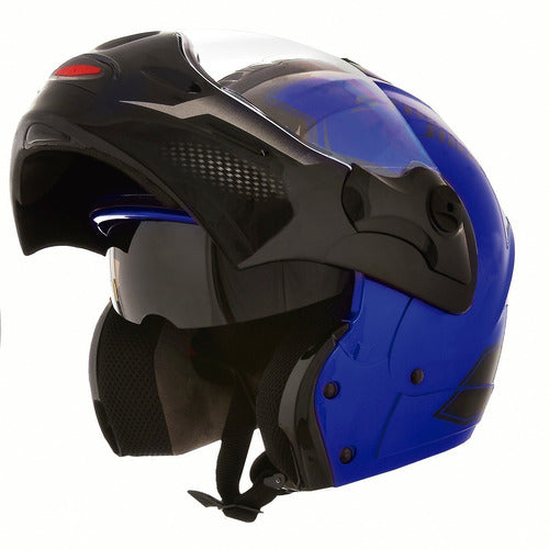 Capacete Escamoteável Mixs Captiva Street Rider Com Óculos