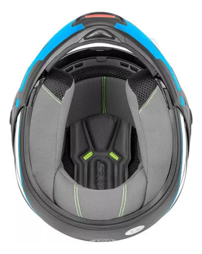 Capacete Escamoteável Mixs Captiva Street Rider Com Óculos