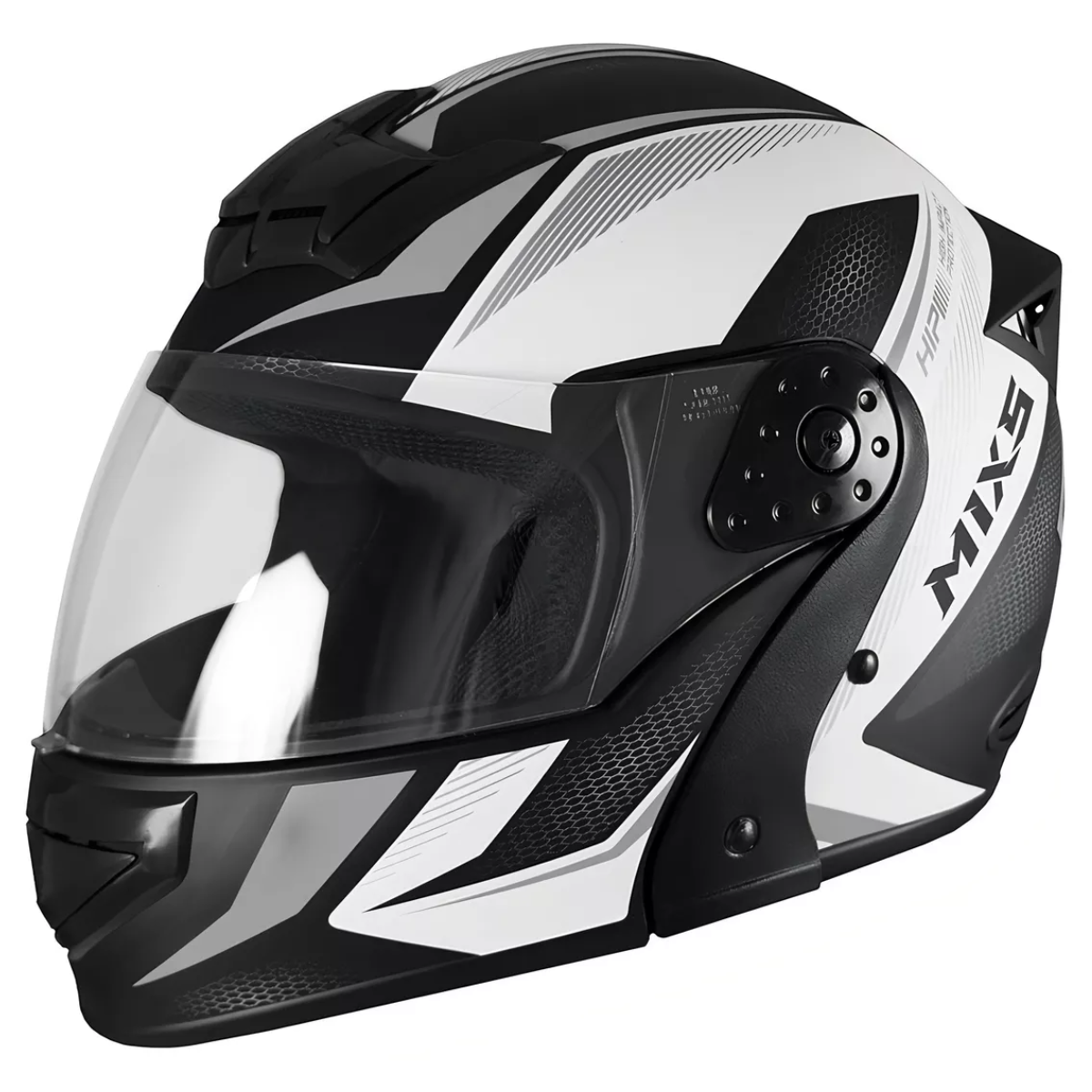 Capacete Para Moto Escamoteável Mixs Gladiator Neo Fosco