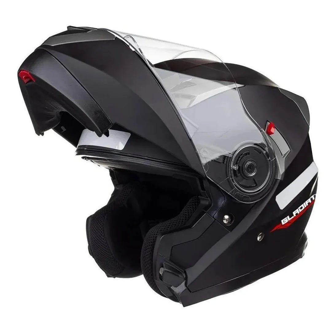 Capacete Escamoteável Texx Gladiator V3 Preto Fosco