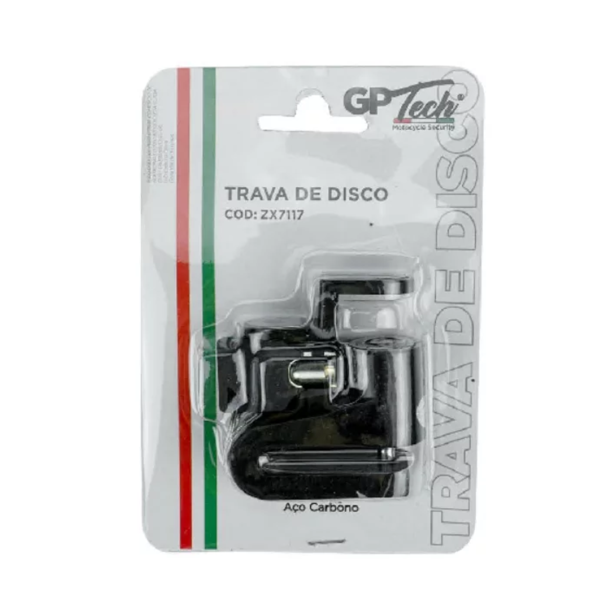 TRAVA DISCO PEQUENA GP TECH ZX7117 PRETA UNICO 0764460414844