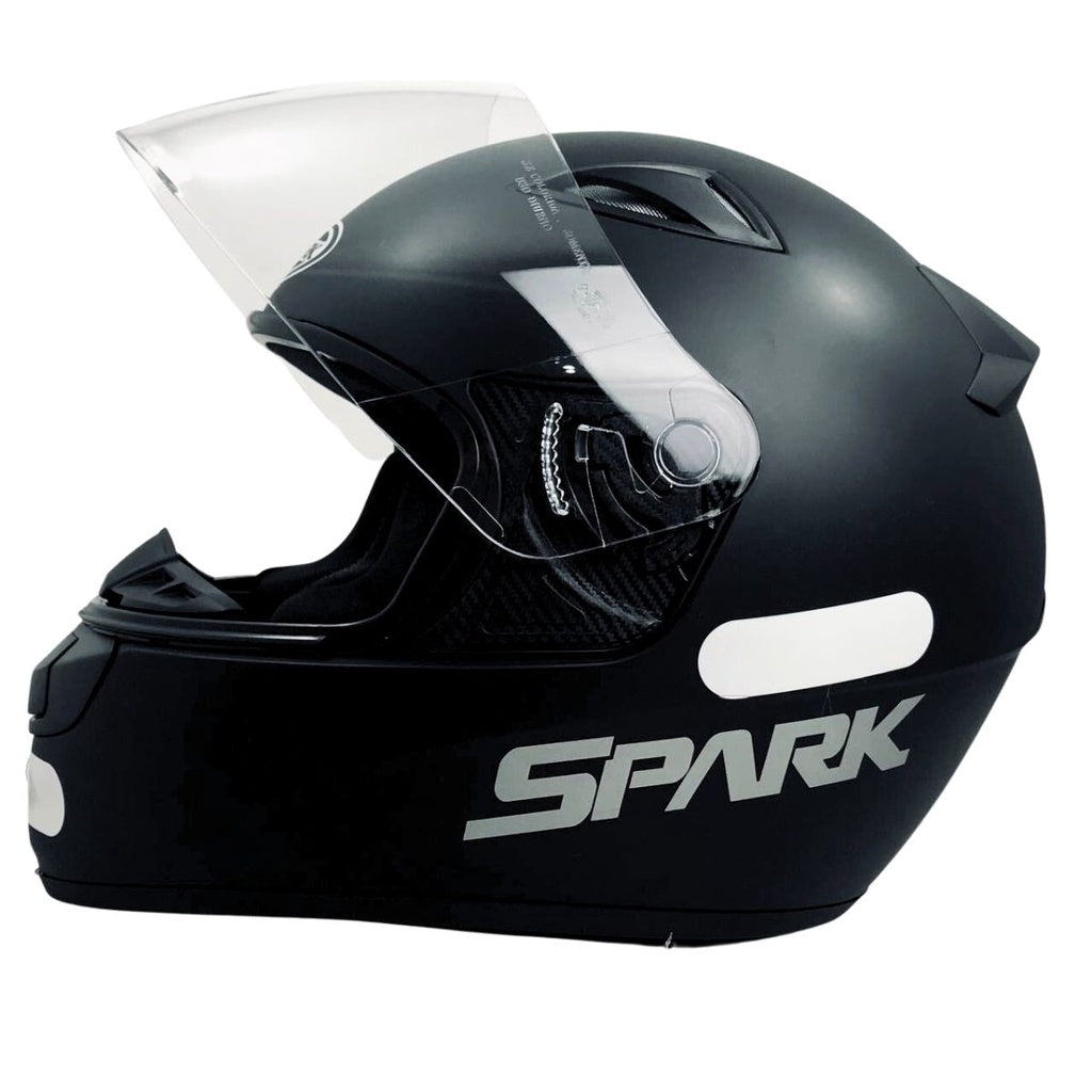 CAPACETE FECHADO NEW SPARK SOLID PRETO FOSCO