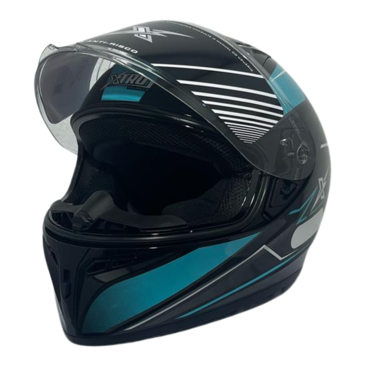 Capacete Moto Xtroy Fechado FF526 Esportivo Vision